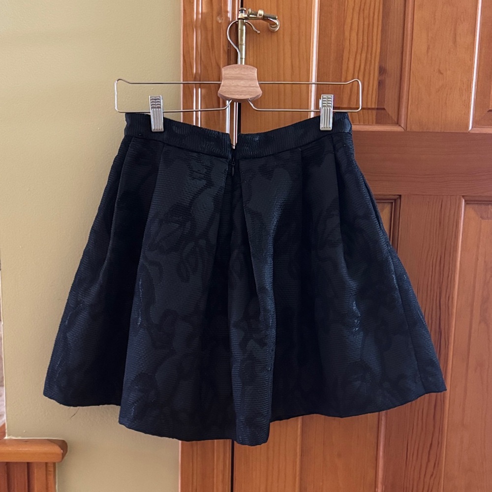 Banana Republic Dark Floral Skater Skirt
